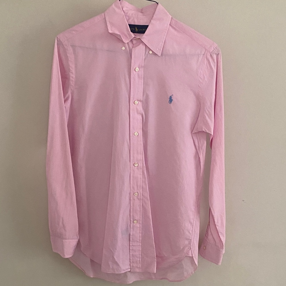 Ralph Lauren Pink Casual Button Down Shirt